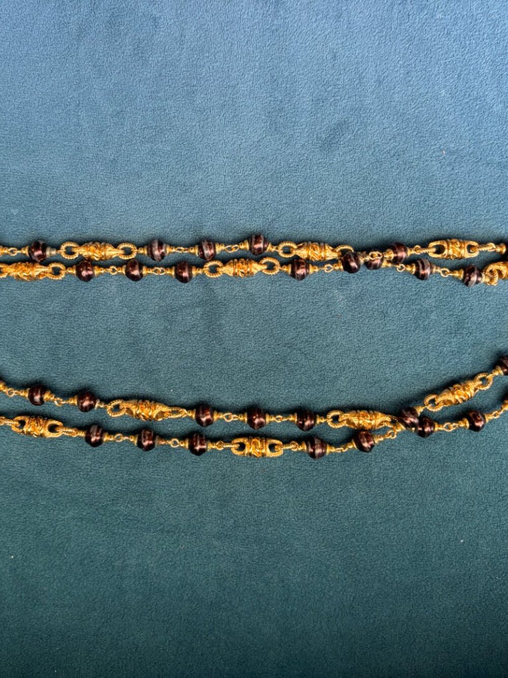 St John Jewelry - Gold-Tone Jewelry Set, One Link Bracelet + Necklace set, and O - Picture 4 of 7